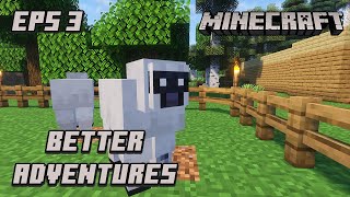 Minecraft Better Adventures+ Eps 3: Innovating, Farming and Exploring!