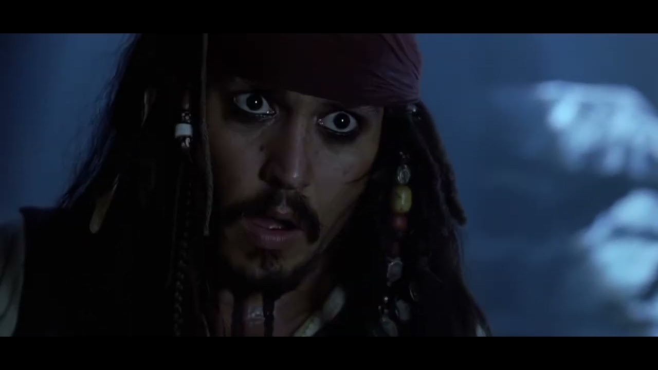 Jack sparrow vs hector barbossa pirates of the caribbean curse of the Black pearl ☠️