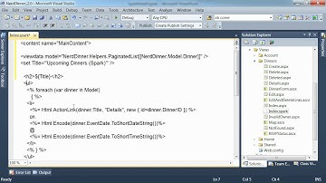 Extending ASP.NET MVC - Replacing the View Engine Pt3