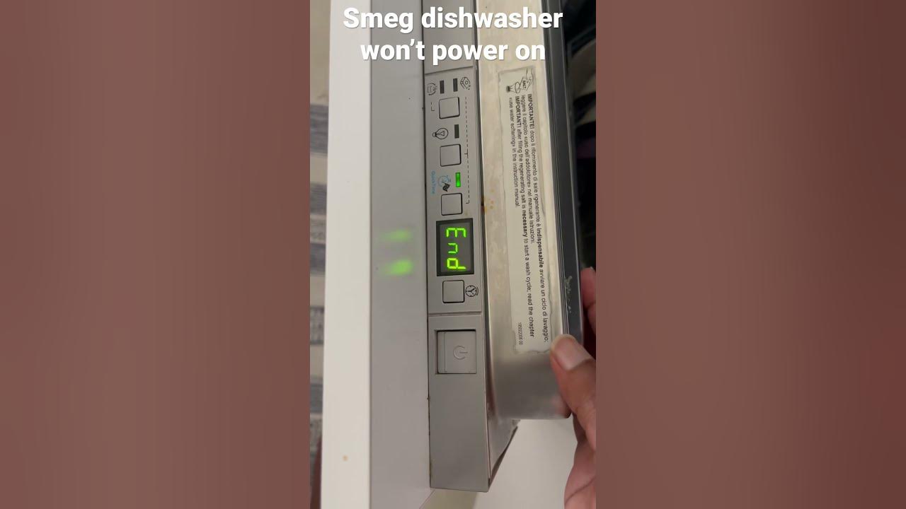 Smeg dishwasher won’t power on. smeg YouTube