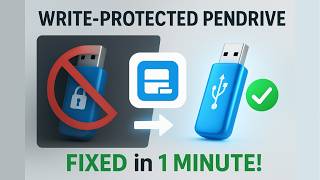 The Disk is Write Protected Pendrive How To Format