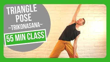 Yoga Sequence on Triangle Pose - Trikonasana