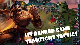 TFT TEAMFIGHT TACTICS RANK GAME 1 || LEAGUE OF LEGENDS LOL