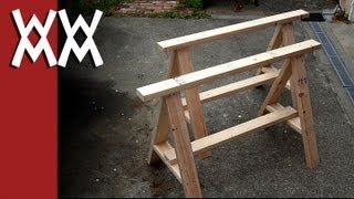 A sawhorse is something almost everyone will need at some point. There are countless ways to make your own. This pair is super 