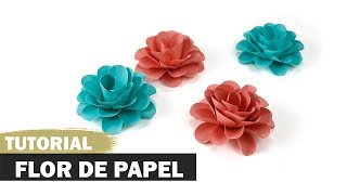 Como fazer uma rosa de papel - PAP - DIY
