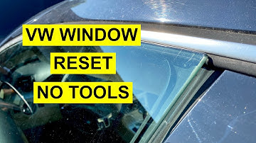 VW Window Won’t Go Down When Opening Door - How to Reset / Relearn. No Tools