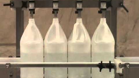 Benchtop Time Gravity Filling Machine Demonstration