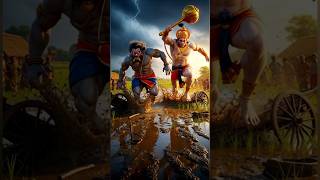 hanuman ji Vs monster   #Usa  #shriram #bajrangdal #facts #shorts #entertainment #hanuman