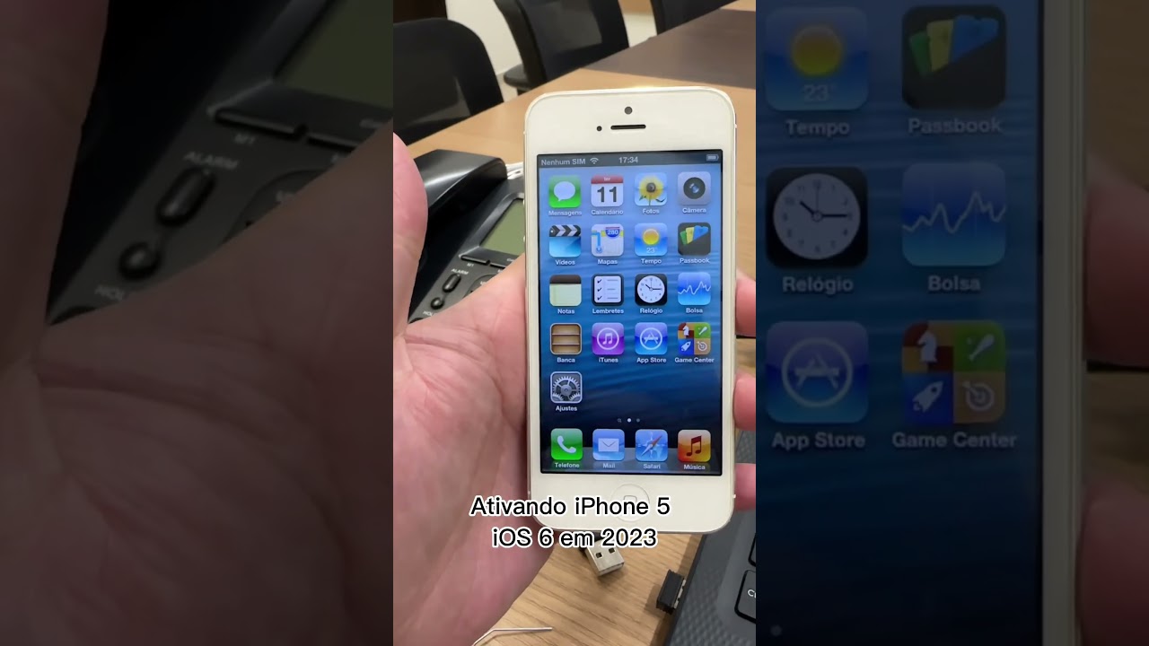 Setup and tour on iPhone 5 - iOS 6 - 2023