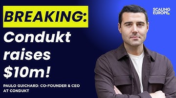 Paulo Guichard: Co-Founder & CEO at Condukt announcing their $10m round!