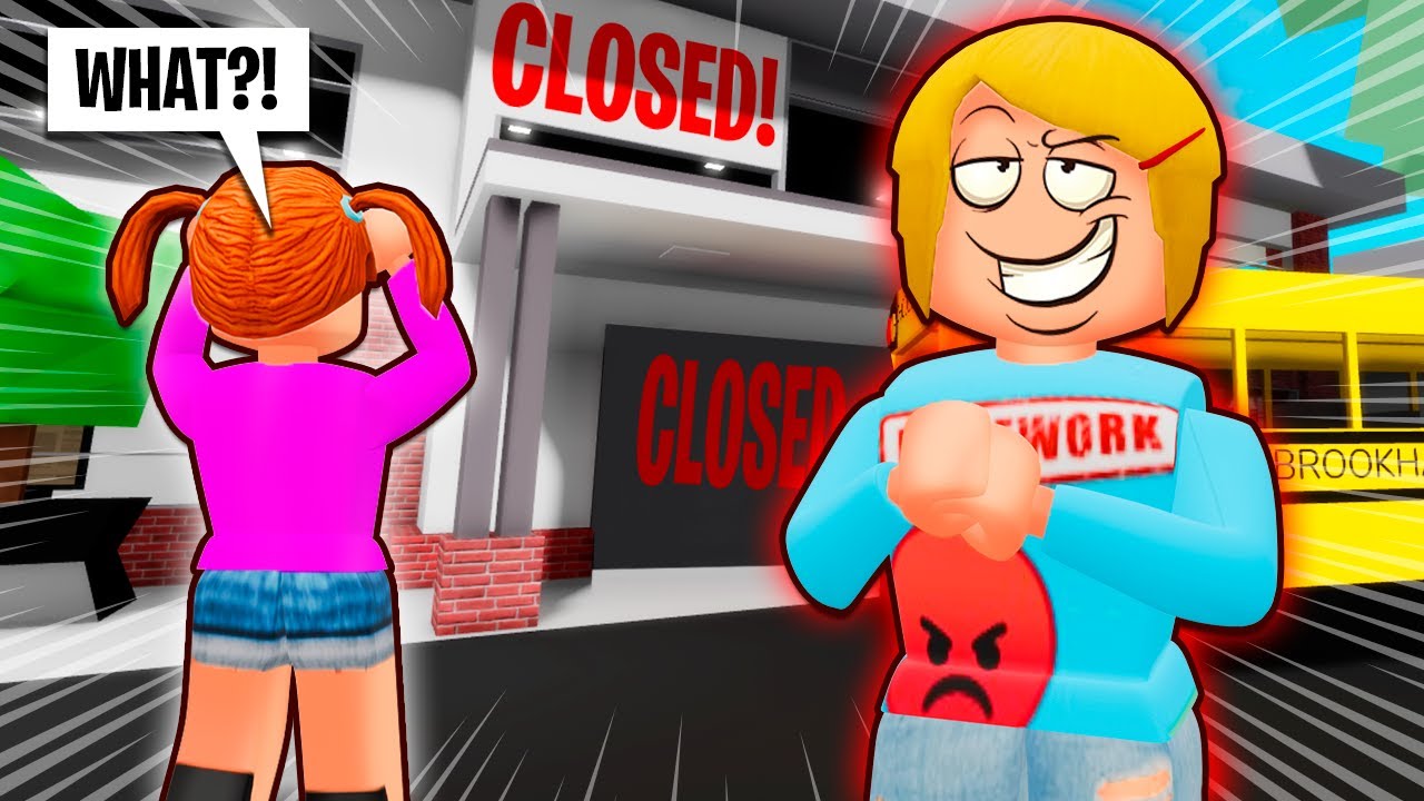 Roblox | Молли мечтает, чтобы школу отменили навсегда!