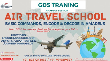 Amadeus Session -1 (Encode, Decode & Amadeus Basic Commands) #gdstraining #amadeus #gds #jobs