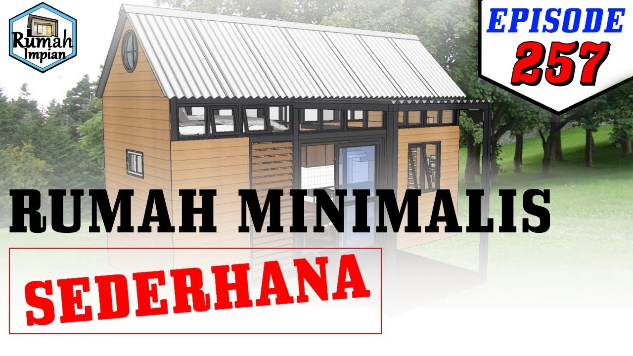 Desain Rumah Kampung 3x7 Meter Youtube