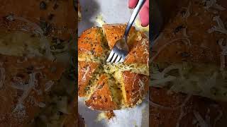 Cheesy Garlic Bread. #comfortfood #foodie #cheeselovers #cheeserolls #cheesybread #easydinner