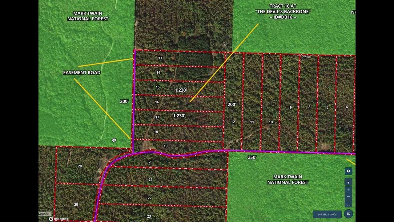 Map Intro and Overview Owner Financed Acreage Bordering 50,000 Acre