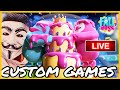 FALL GUYS CUSTOM GAMES LIVE | SEND YOUR CREATED CODES