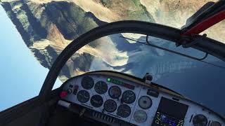 Flying the Grand Canyon in Microsoft Flight Simulator 2020  - VR