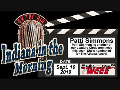 Indiana in the Morning Interview: Patti Simmons (9-10-19)