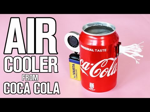 How To Make AIR Cooler From Coca Cola