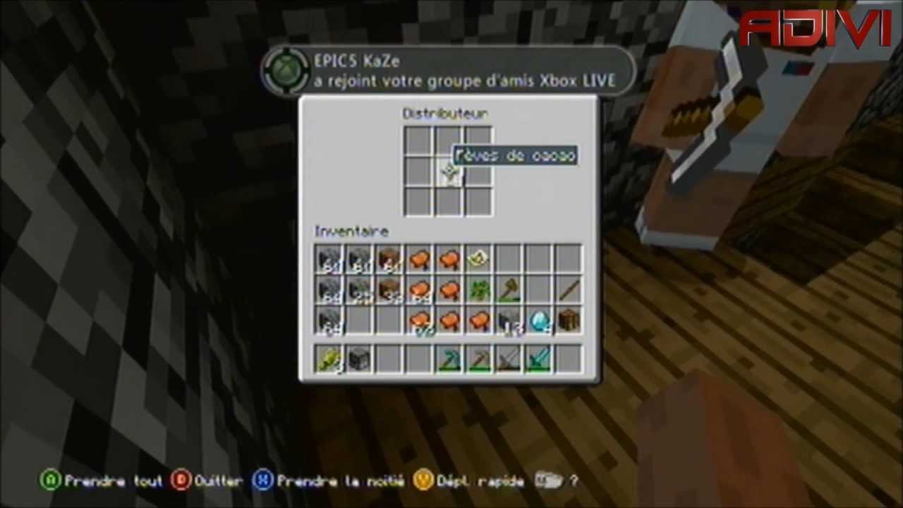 Dubliquer ses objets à l'infini dans minecraft Xbox 360 ( Tutoriel FR