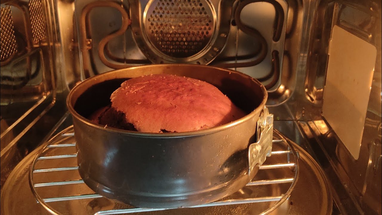 Spongy chocolate cake in Panasonic microwave oven YouTube