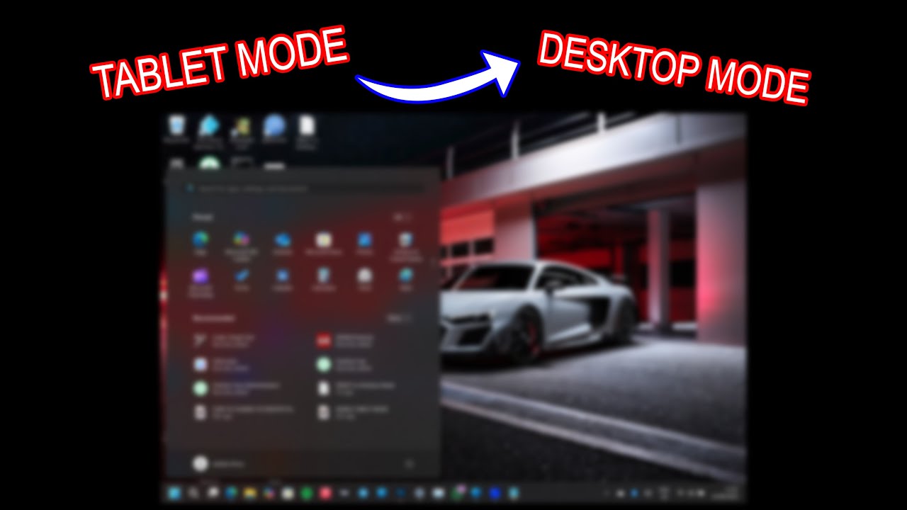 How to Switch from Tablet Mode to Desktop Mode Using Command Prompt ...