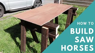 How To Build Sawhorses Video