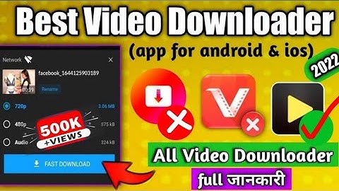 Best Video Downloader App For Android 2022 | Hd Video Downloader App | Best Video Downloading App