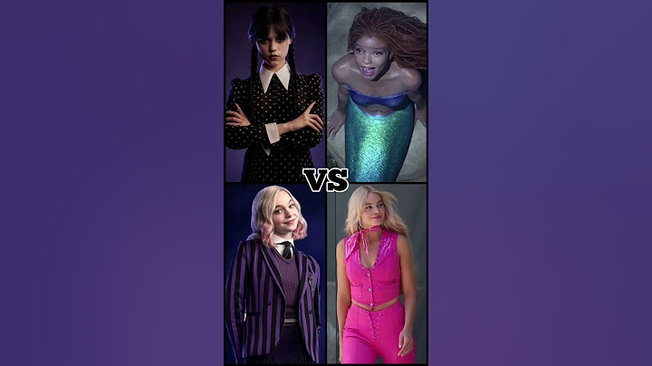 Wednesday VS Ariel VS Enid VS Barbie #shorts