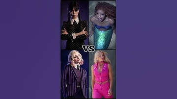 Thumbnail of Wednesday VS Ariel VS Enid VS Barbie #shorts