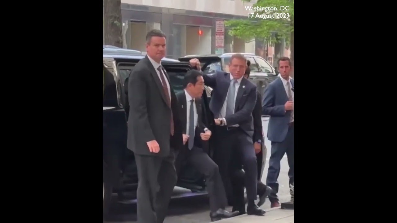 Japan PM Fumio Kishida gets dinner in Washington before summit with President Joe Biden