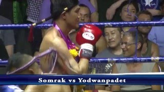 Somrak Vs Yodwanpadet Boxing Vs Muay Thai Fight - Rajadamnern Stadium Bangkok 2Nd April 2015