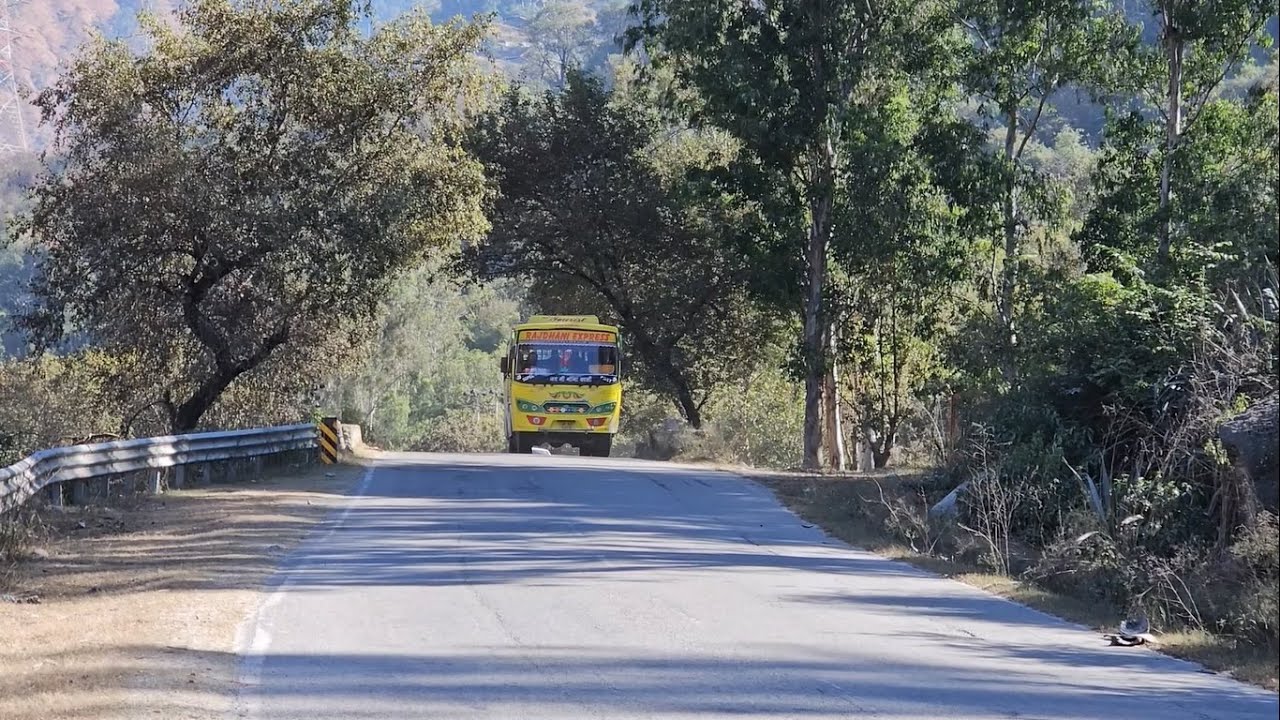 Blind spot road driving || Himachal Pradesh, India