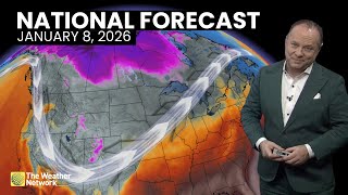 Canada's National Forecast - January 8, 2026 | #WeatherAM