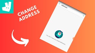 how to change address on deliveroo