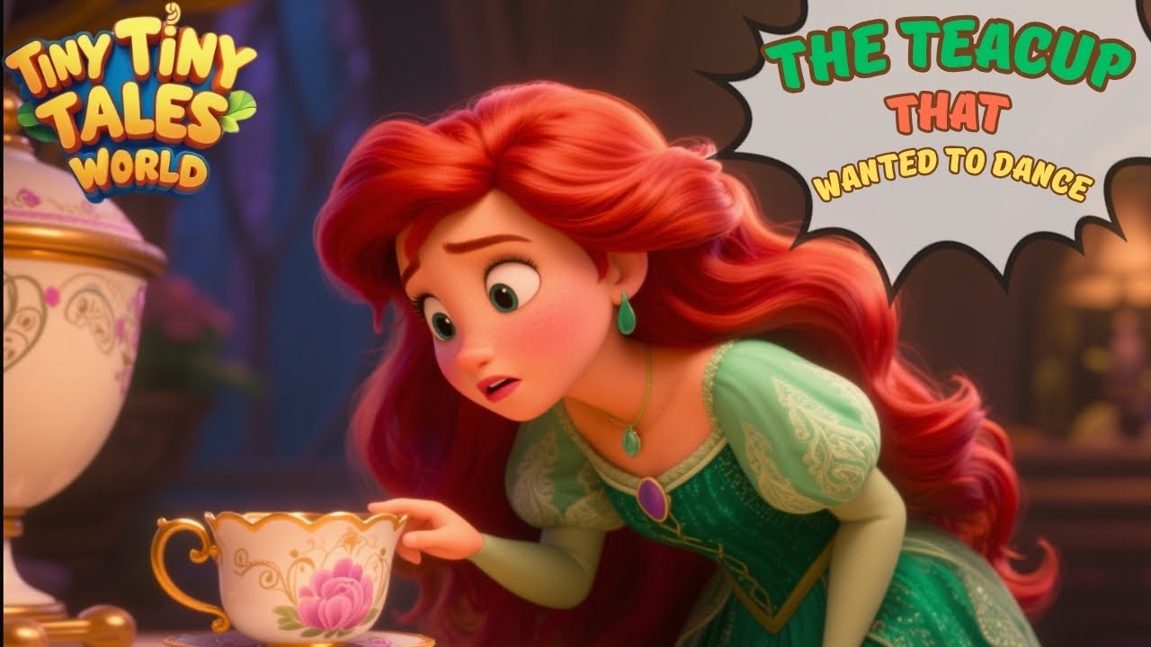 The Teacup That Wanted to Dance ☕✨ | Princess Fairy Tale for Kids - Tiny Tales World
