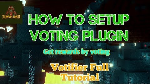 How to setup Voting Plugin in Minecraft server 2024 | Nuvotifier and SuperbVote Full setup in hindi