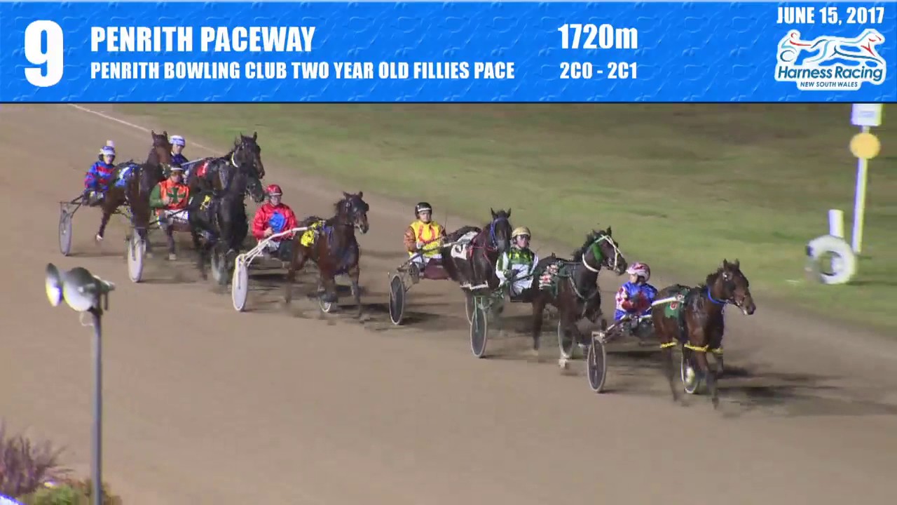 PENRITH 15/06/2017 Race 9 PENRITH BOWLING CLUB TWO YEAR OLD FILLIES PACE YouTube