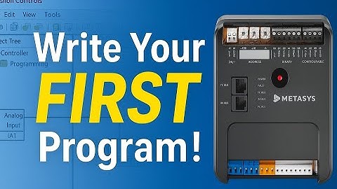 Write Your FIRST Program in Johnson Controls CCT | Step-by-Step VAV Controller Setup