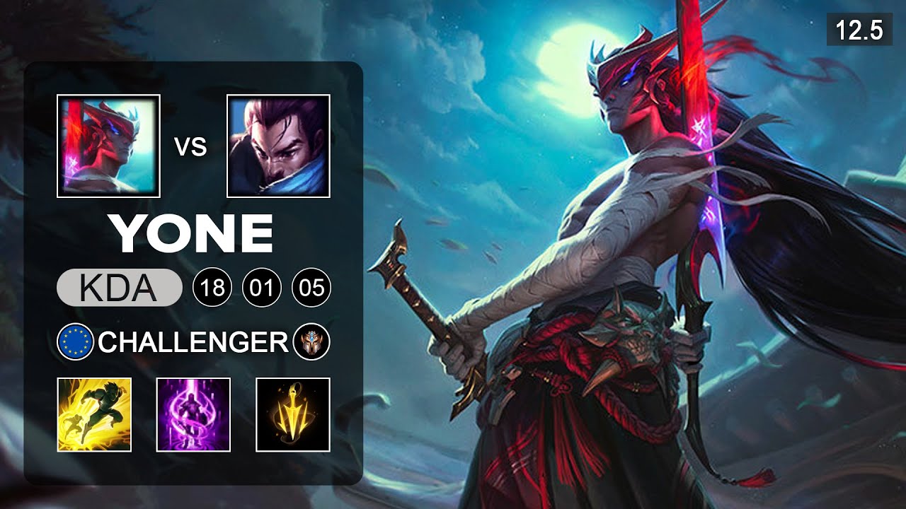 Yone Top vs Yasuo - EUW Challenger - Season 12 Patch 12.5