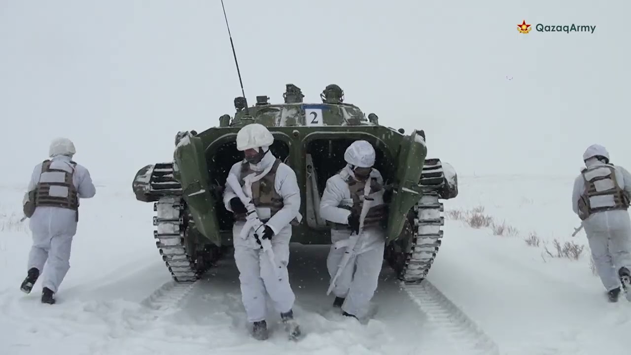 12740 әскери бөлімнің оқу-жаттығу полигонында бөлімшелердің үйлесімділігі бойынша сабақтар өтті
