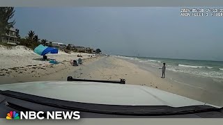 Bodycam Shows Moment Officer Finds Lost Girl On Florida Beach