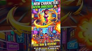 I UNLOCKED NOON! 😱 New Character Trial Run 🥊 #shorts #subwaysurferscity #subwaysurfers #viral