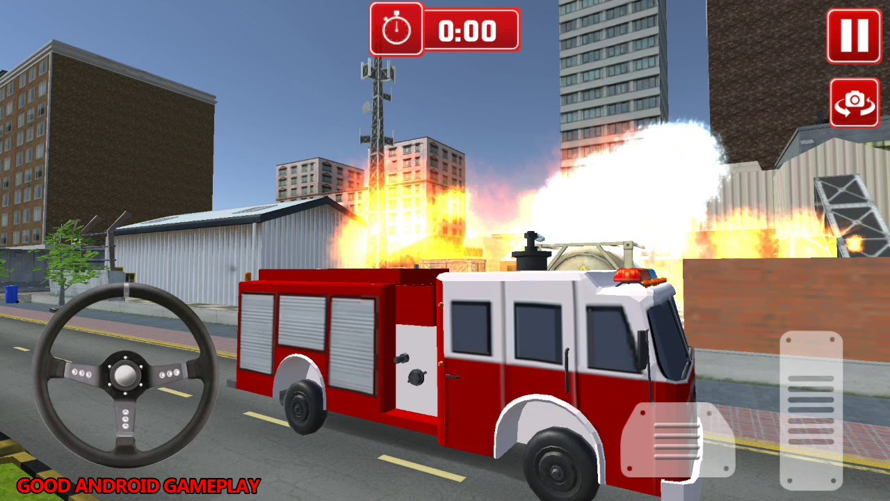 Fire Engine Truck Simulator 2018 - Firetruck City Rescue Mission Android Gameplay FHD