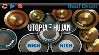 Utopia - Hujan [ Cover Drum By BangsanTV ]