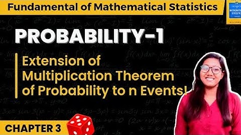 Extension of Multiplication Theorem of Probability to n Events #probability #multiplicationtheorem