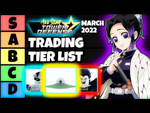 ⭐NEW⭐ Trading Tier List For All Star Tower Defense!..(September 2022) 
