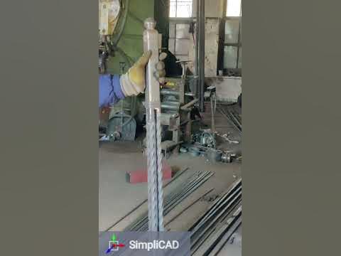 Кованые элементы - столб - видеообзор - YouTube