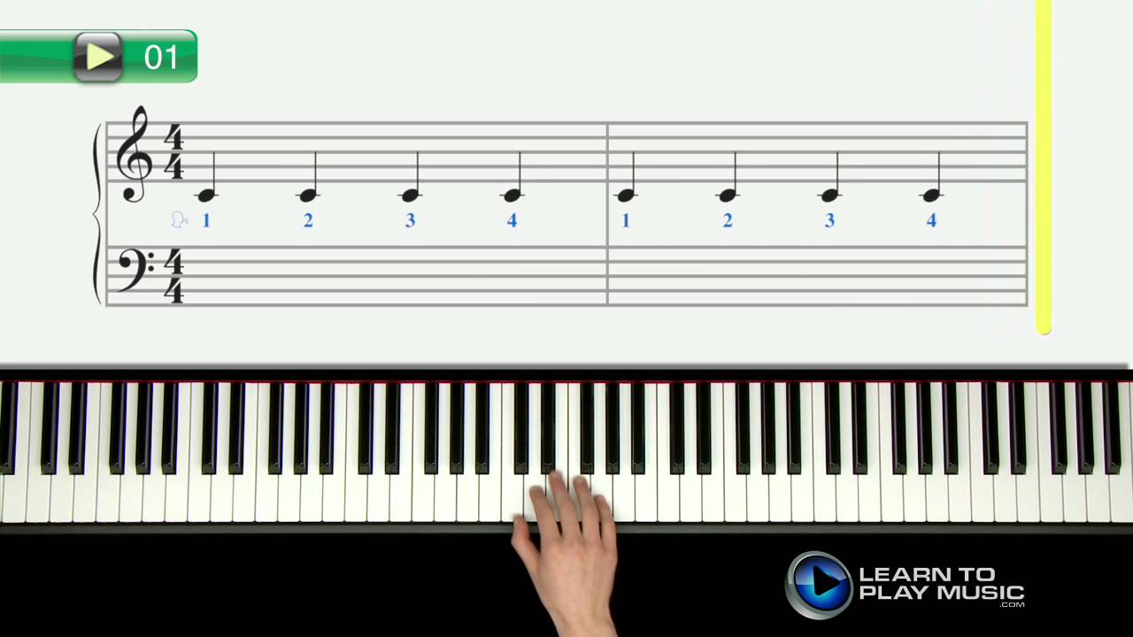 Ex001 How to Play Keyboard for Kids - Keyboard Lessons for Kids Book 1 ...