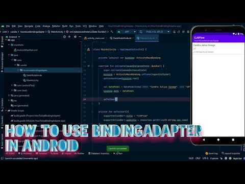 How to use bindingadapter in android - YouTube